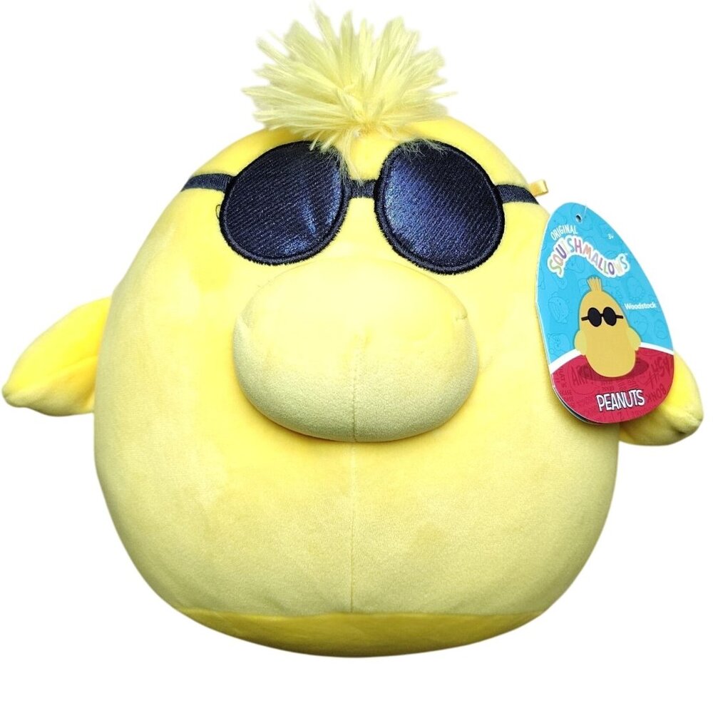 Jazwares Squishmallows 8 Inch Peanuts Cool Woodstock Plush Toy